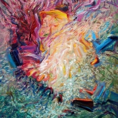 Synergia 03, olej na płótnie, 60 cm x 40 cm, 2014
