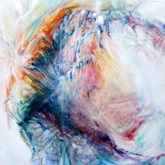 Synergia 04, olej na płótnie, 80 cm x 90 cm, 2014